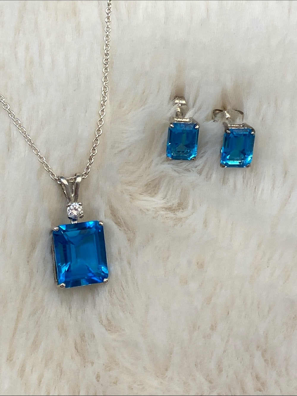 Blue Topaz Set